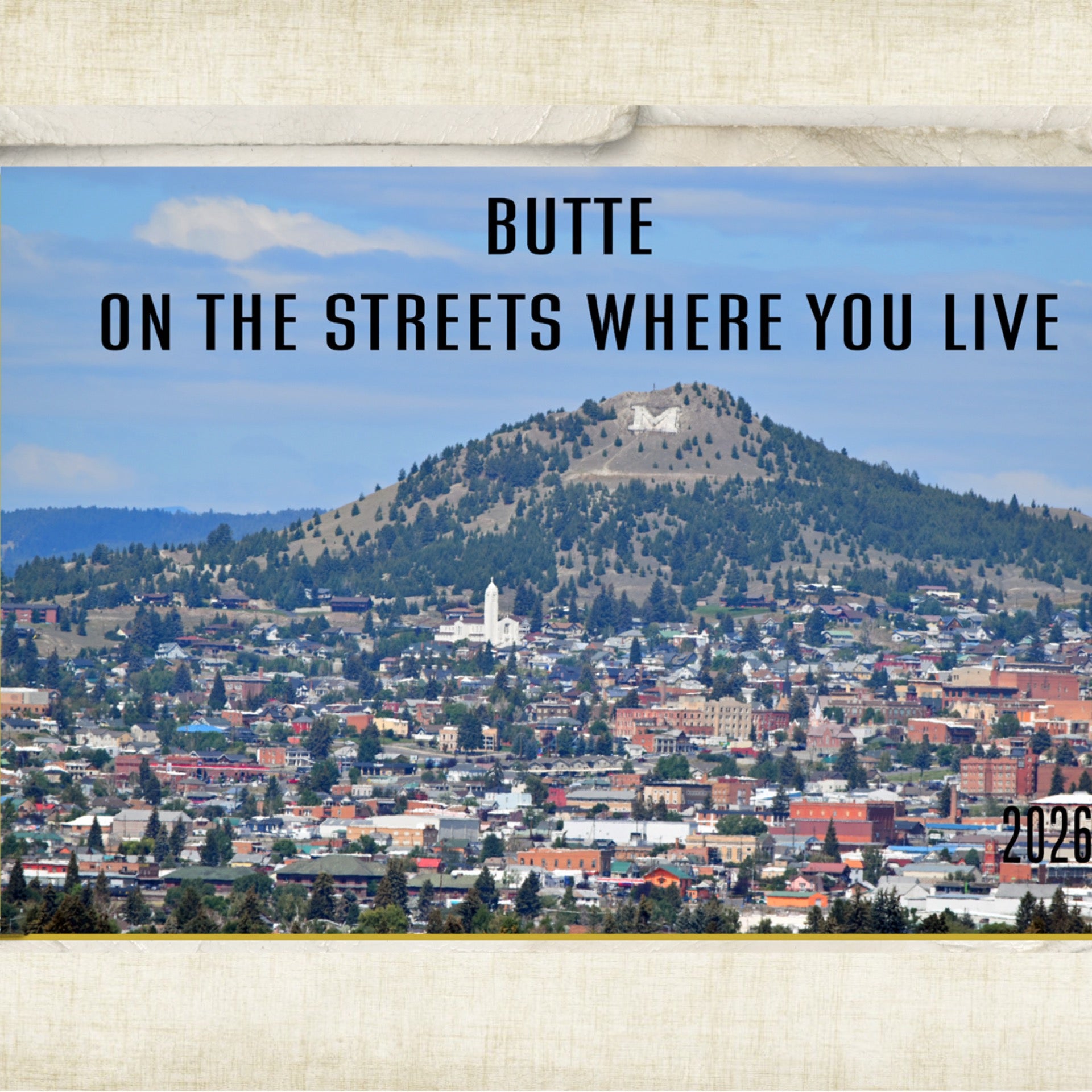 Calendar 2026 BUTTE | BUTTE STUFF