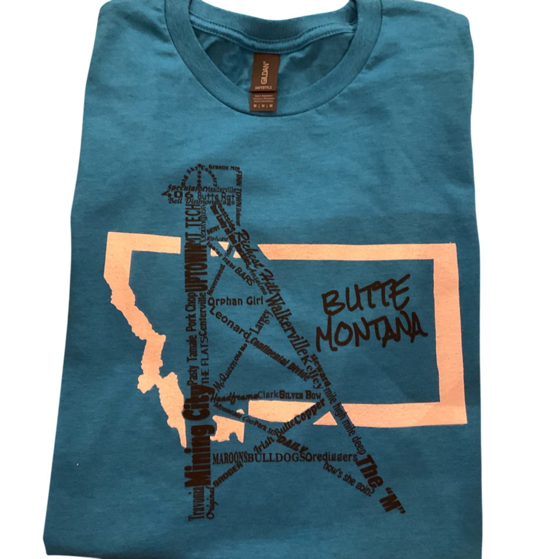 MT Butte Gallus Shirt Saphire | BUTTE STUFF